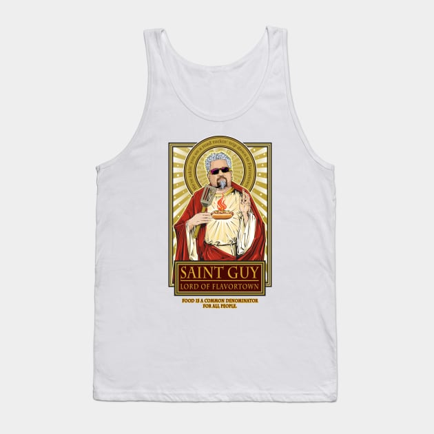 Saint Guy Tank Top by Pop Art Saints